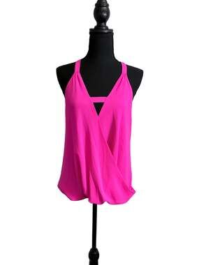 Naked Zebra hot pink sleeveless top